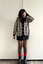 Cardigan Pied Poule
