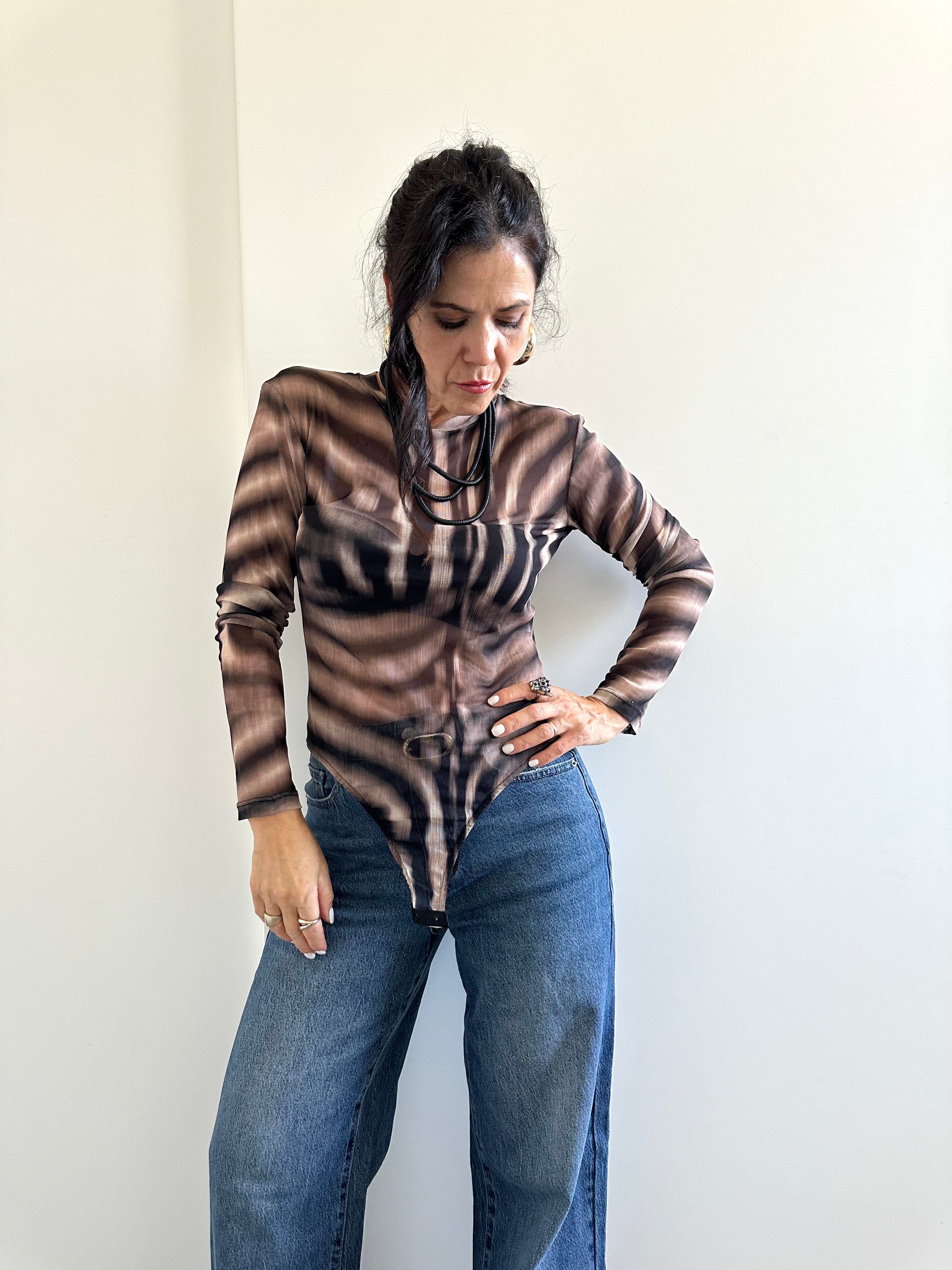 Body Tulle Tigrato