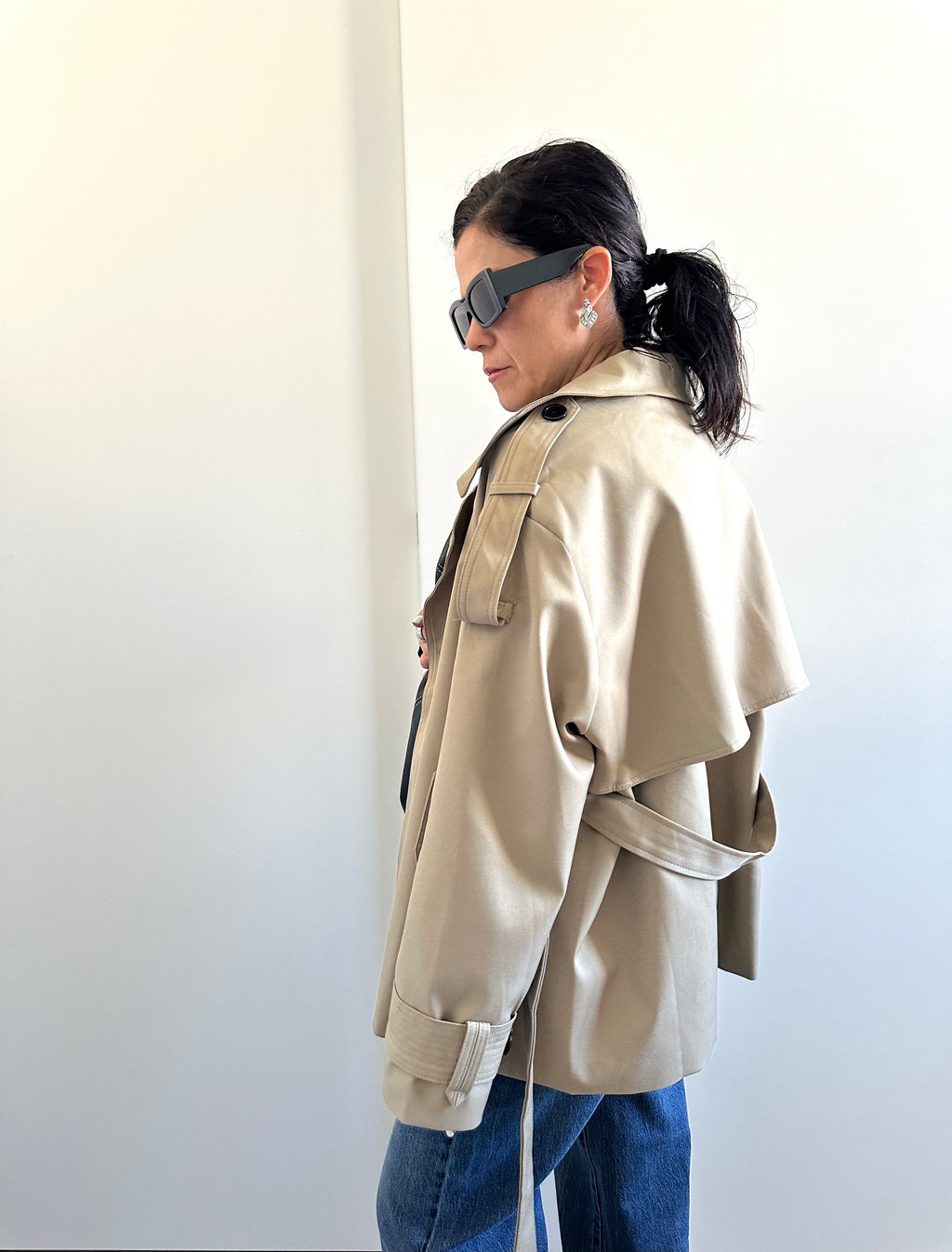 Trench corto Monterey Beige