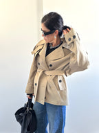 Trench corto Monterey Beige