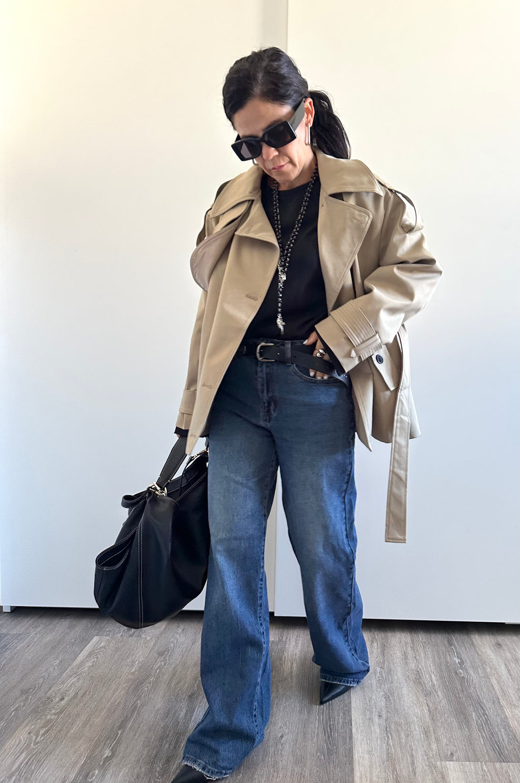 Trench corto Monterey Beige