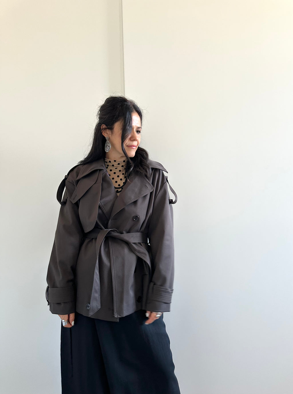 Trench corto Monterey Moro
